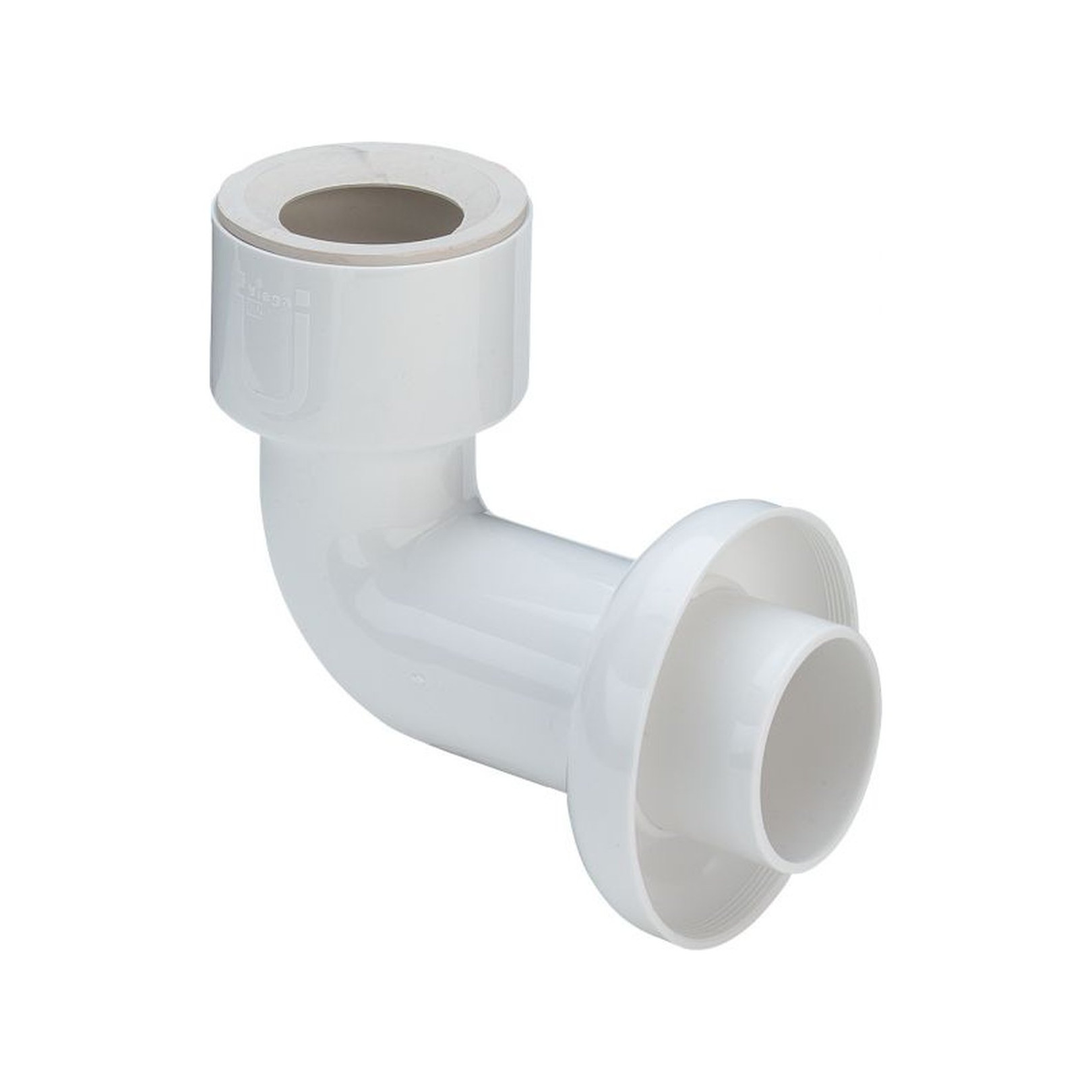Viega Urinal-Ablaufbogen 3228 50 mm Kunststoff Lippendichtung Rosette weiß 108212