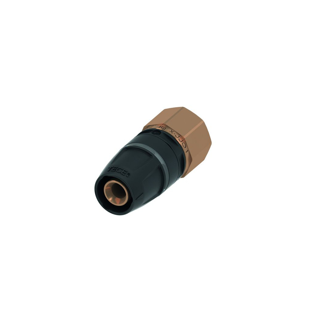 TECElogo-Push Übergangsmuffe 32 Rp 1 Zoll Rotguss Siliziumbronze 8713007