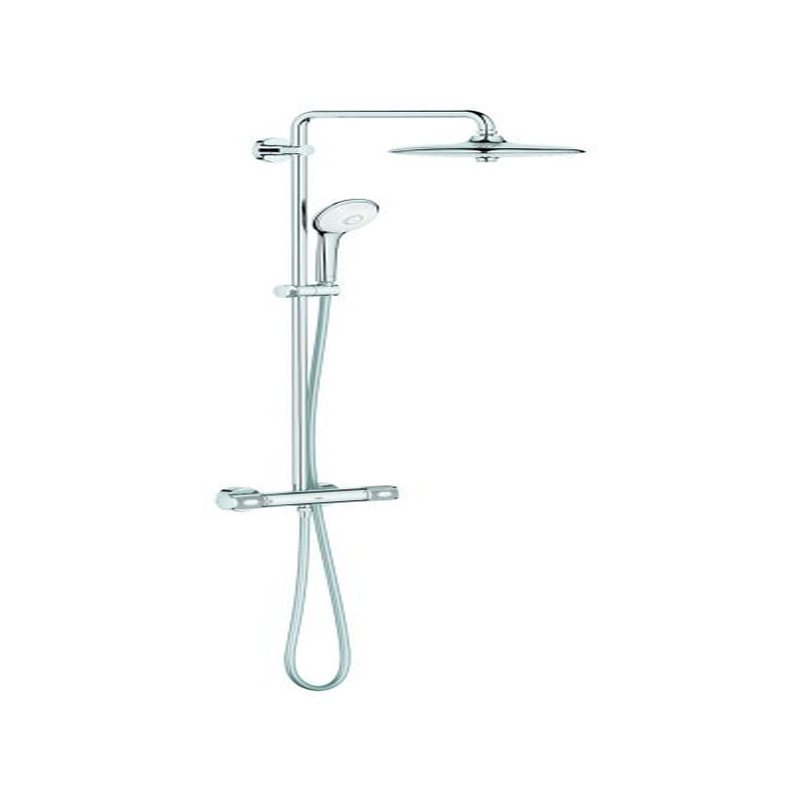 GROHE Duschsystem Euphoria 260 27296003 Thermostatbatterie CoolTouch Chrom Kopfbrause Handbrause Wandmontage