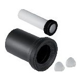 Geberit Wand-WC-Anschlussgarnitur Abgangstutzen 90 mm Länge 180 mm mattverchromt PE PP 152426461
