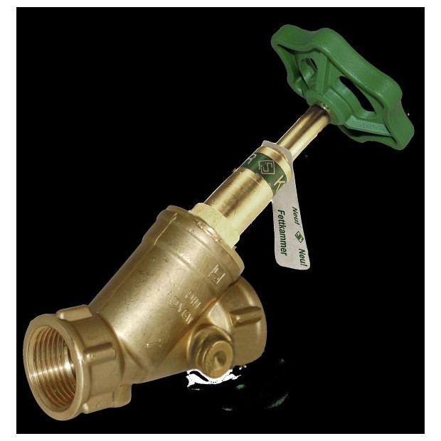 AALBERTS KFR Ventil SEPP-DIN-BASIS Modell 1502 DN25 steigende Spindel Messing DVGW 0048934