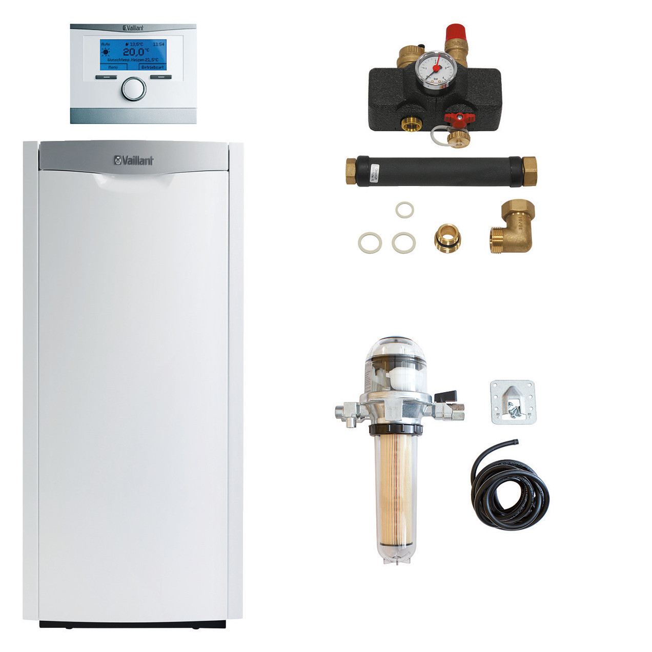 Vaillant Paket icoVIT exclusiv VKO 156-3-7 Öl-Brennwertkessel VRC 700-6 Zubehör 0010029863