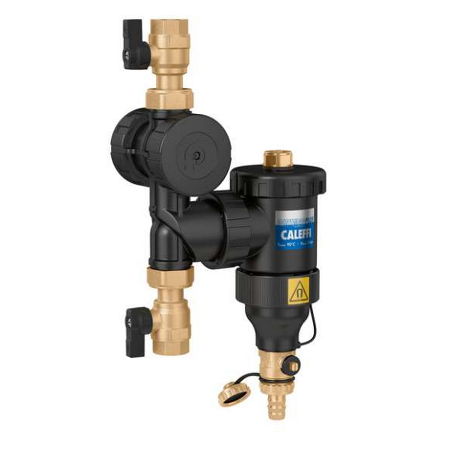 Caleffi Schlammabscheider Dirtmag 545376 1 Zoll Magnet Technopolymer Schmutzfänger Edelstahl-Sieb 545376