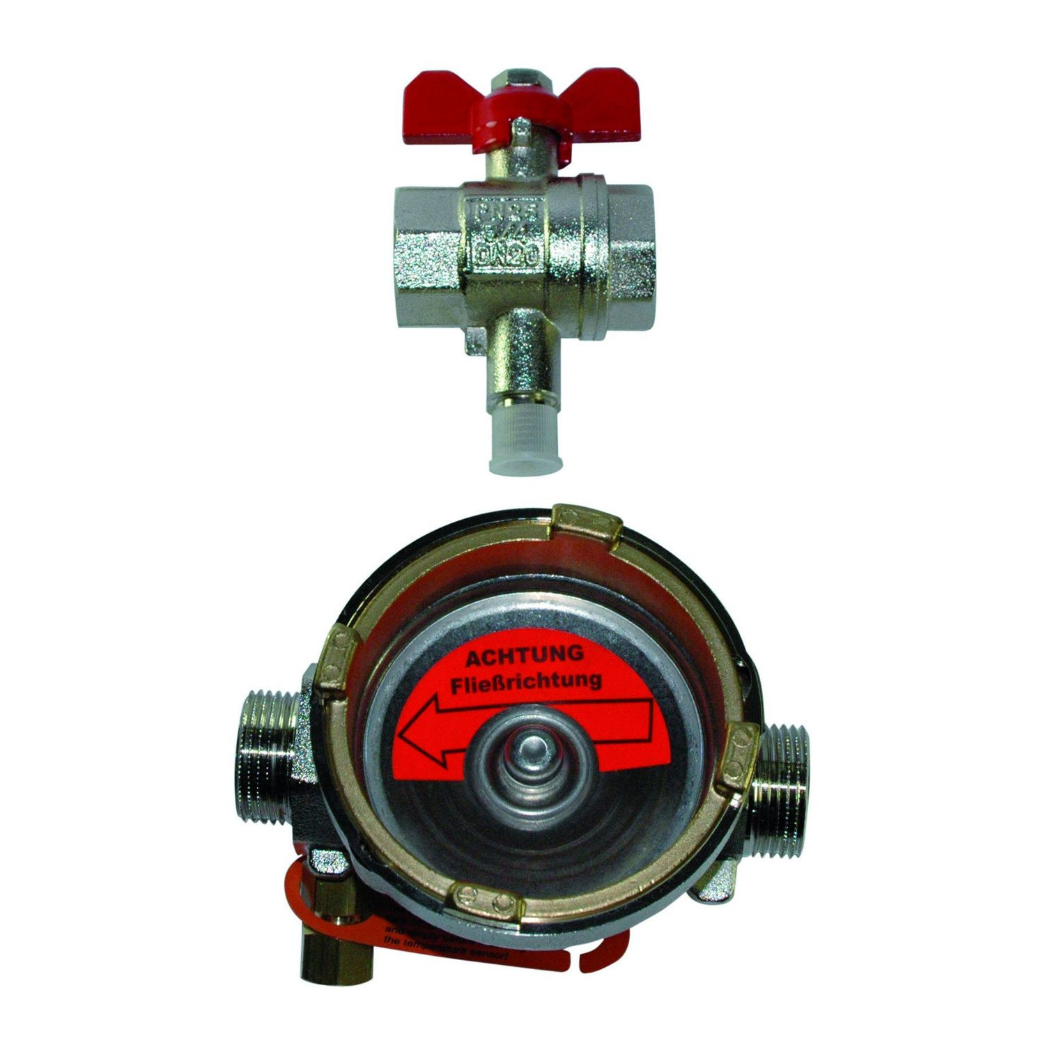 Allmess Einbausatz EAT DS6 1 Zoll DN 20 130mm integrierte Messstelle 2504000006