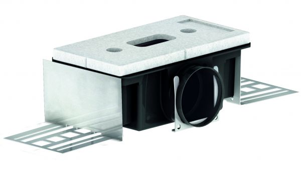 Zehnder Luftdurchlassgehäuse Comfo CLD/P 1xDN90 140mm seitlich schwarz Wibef 990320852