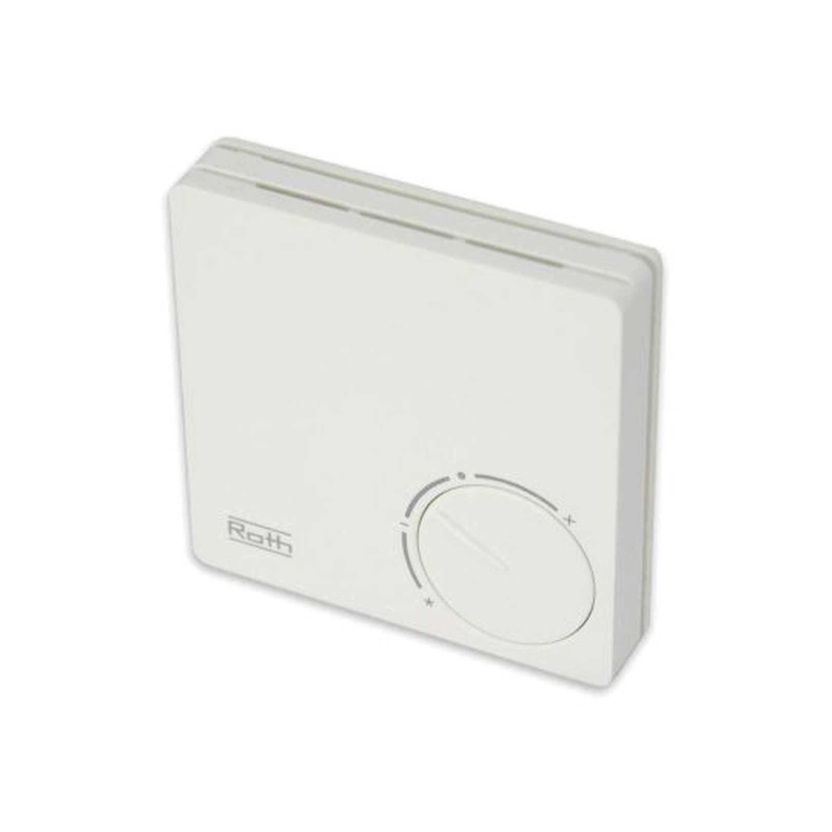 Roth 1135007411 Raumthermostat Basicline H.A 230 Volt neutrale Temperatur-Skala weiss