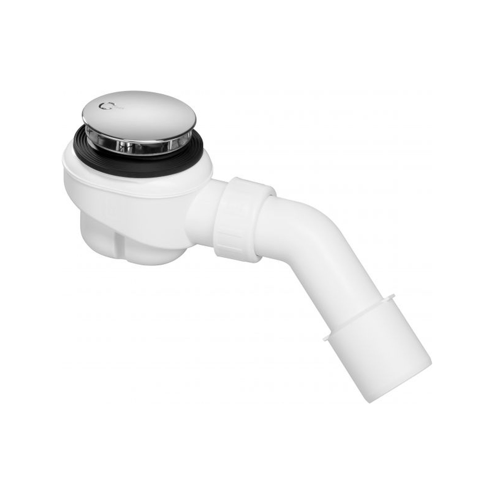 VIEGA Duschwannenablauf Domoplex 6928.75 45 Grad Ablaufbogen Geruchverschluss verchromt 126582