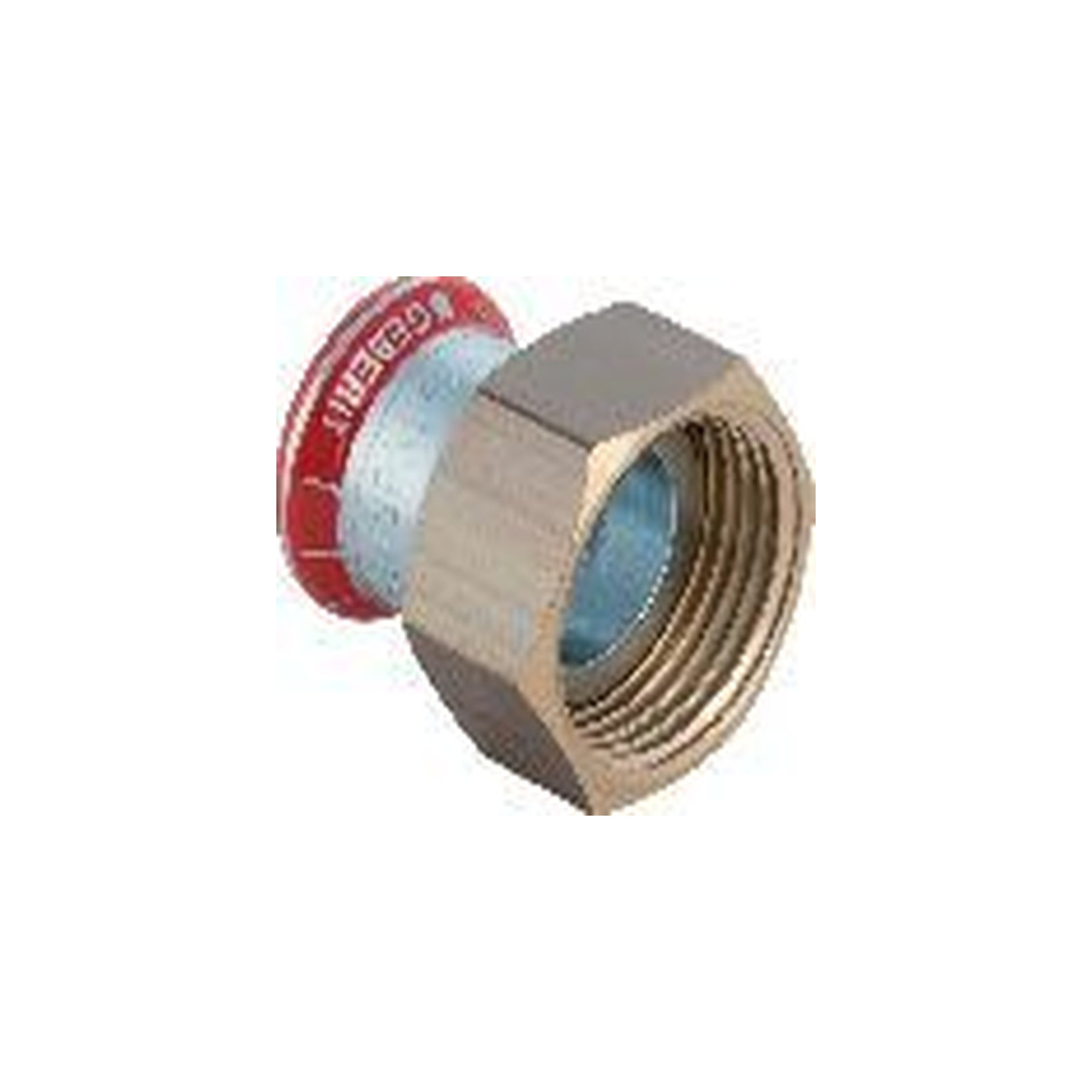 Geberit Mapress C-Stahl Übergang Überwurfmutter d28 G1 1-4 verzinkt 25035