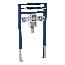 Geberit Duofix Waschtisch Element 82-98 cm UP-Geruchsverschluss barrierefrei Stahl 111489001