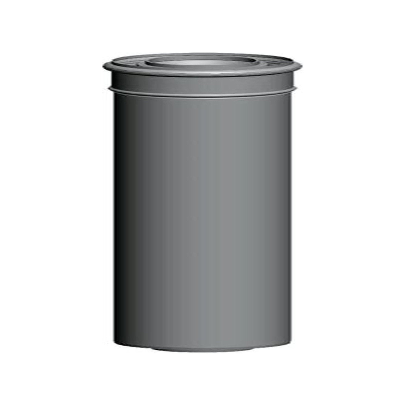 Wolf Abgasrohr konzentrisch DN60/100 2000mm weiß steckbar Metall Polypropylen 2651726