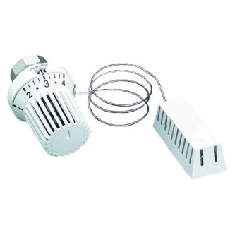 Oventrop Thermostatkopf Uni XH Fernfühler 2 m weiss Temperaturbereich 7-28 C 1011565