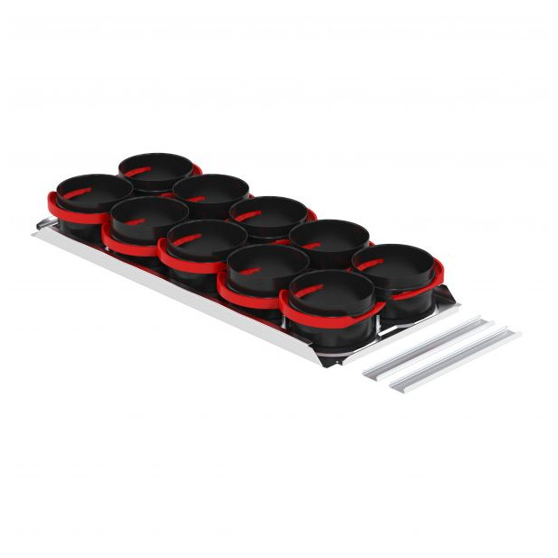 Zehnder Montageplatte ComfoWell CW 10x DN90P 520x230x40 RapidLock Stahlblech 990323615