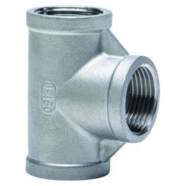 Gebo Edelstahl-Gewindefitting 130 T-Stück 1-2 Zoll Edelstahl 6130-012