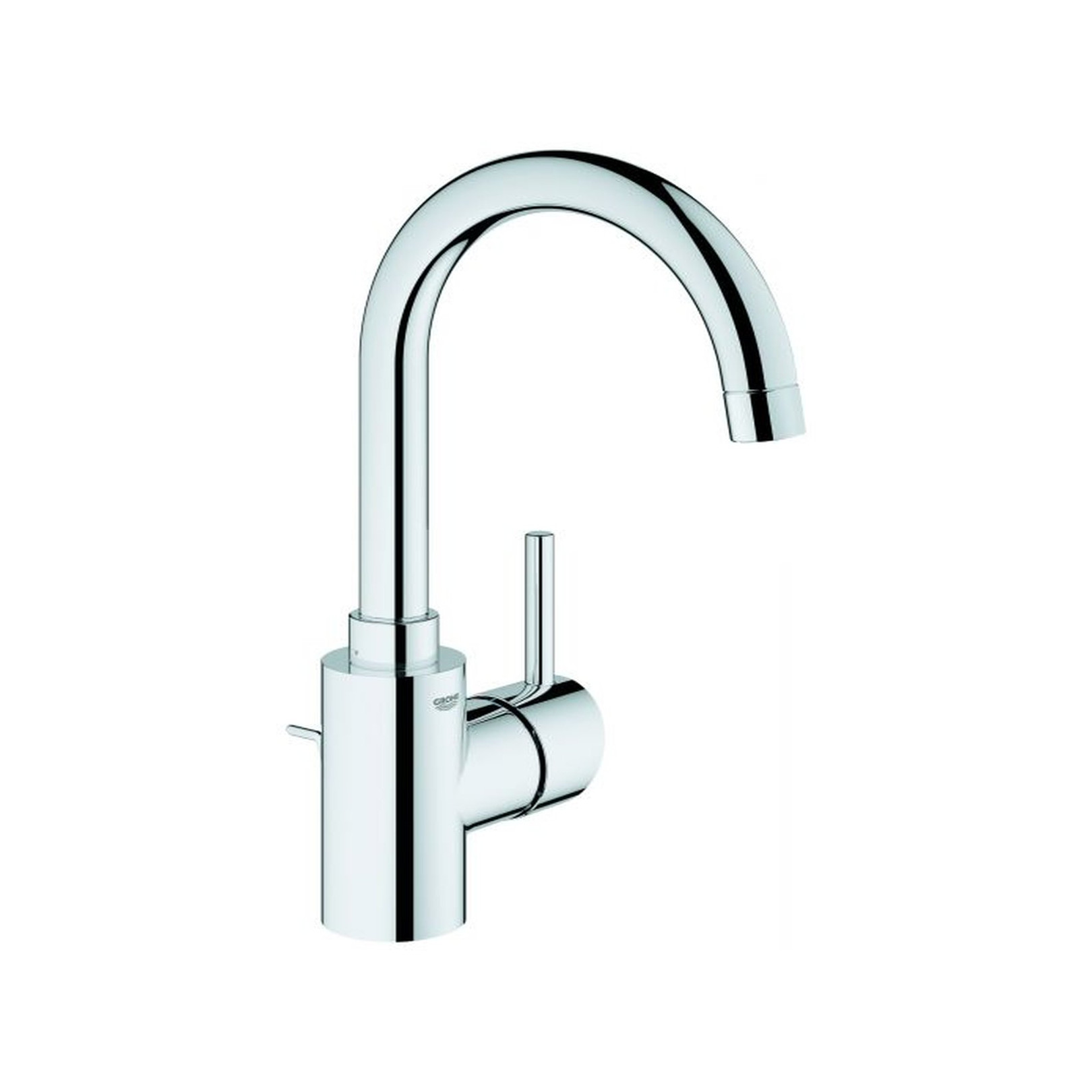 Grohe Waschtischarmatur Einhebelmischer Concetto 32629002 L-Size Chrom SilkMove schwenkbar Zugstangen-Ablaufgarnitur