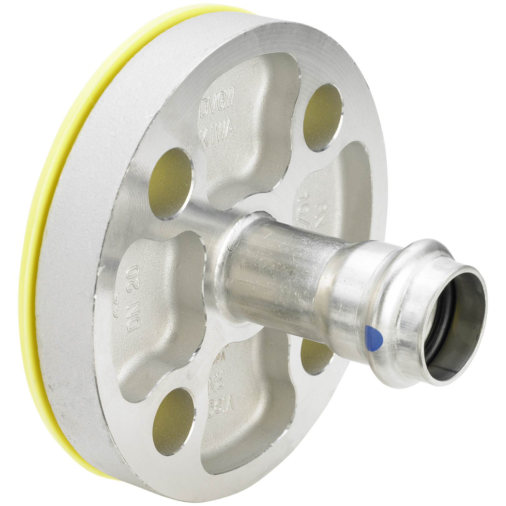 Viega Flanschübergang Sanpress Inox 2359LF SC-Contur LABS-frei Edelstahl 42mm EPDM PN10/16 667009