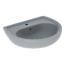 Geberit Waschtisch Renova 60x49cm Manhattan mittiges Hahnloch Überlauf Sanitärkeramik 223060010