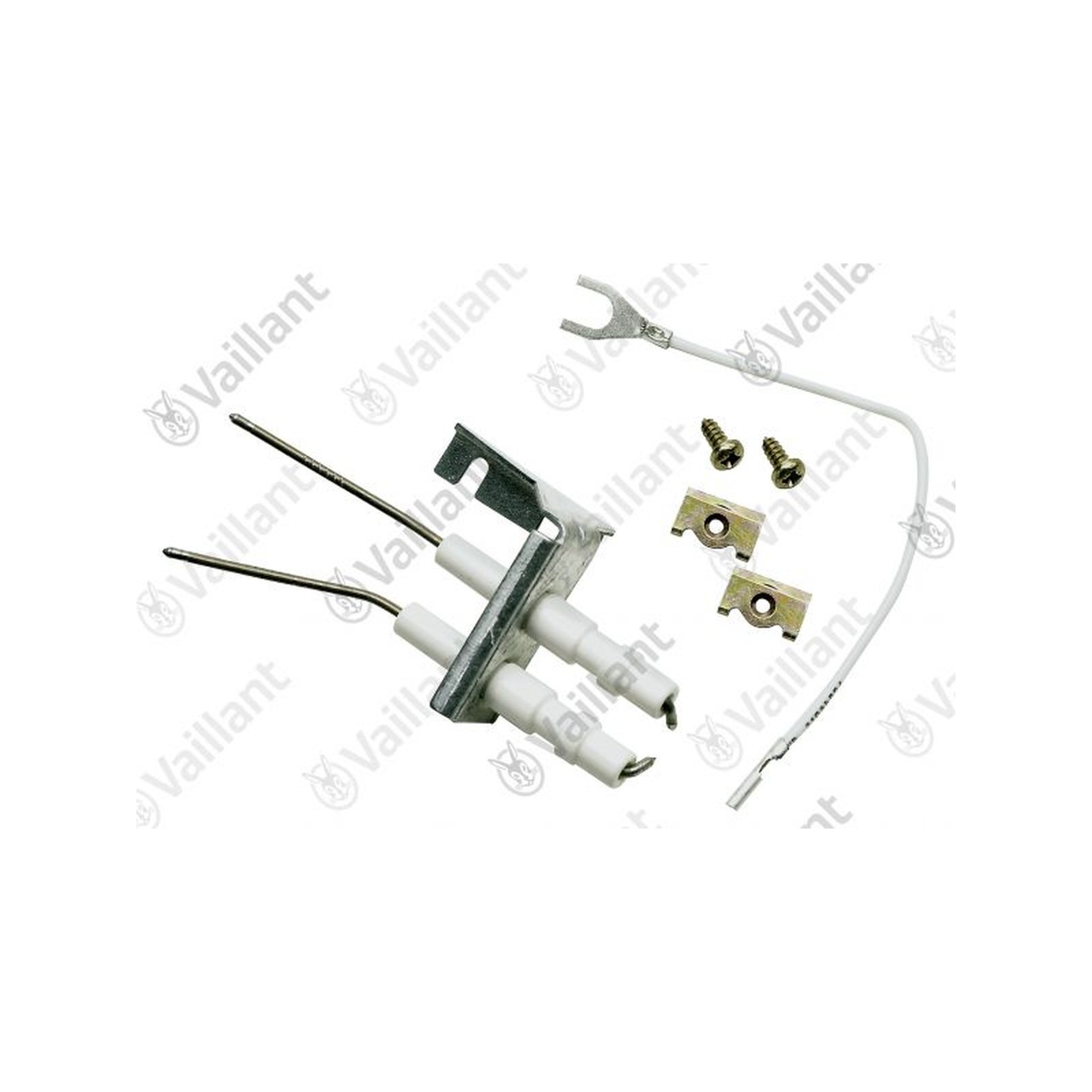 Vaillant Doppelzuendelektrode Elektrode Zündung VC VCW 110 282 E Ersatzteil 090673