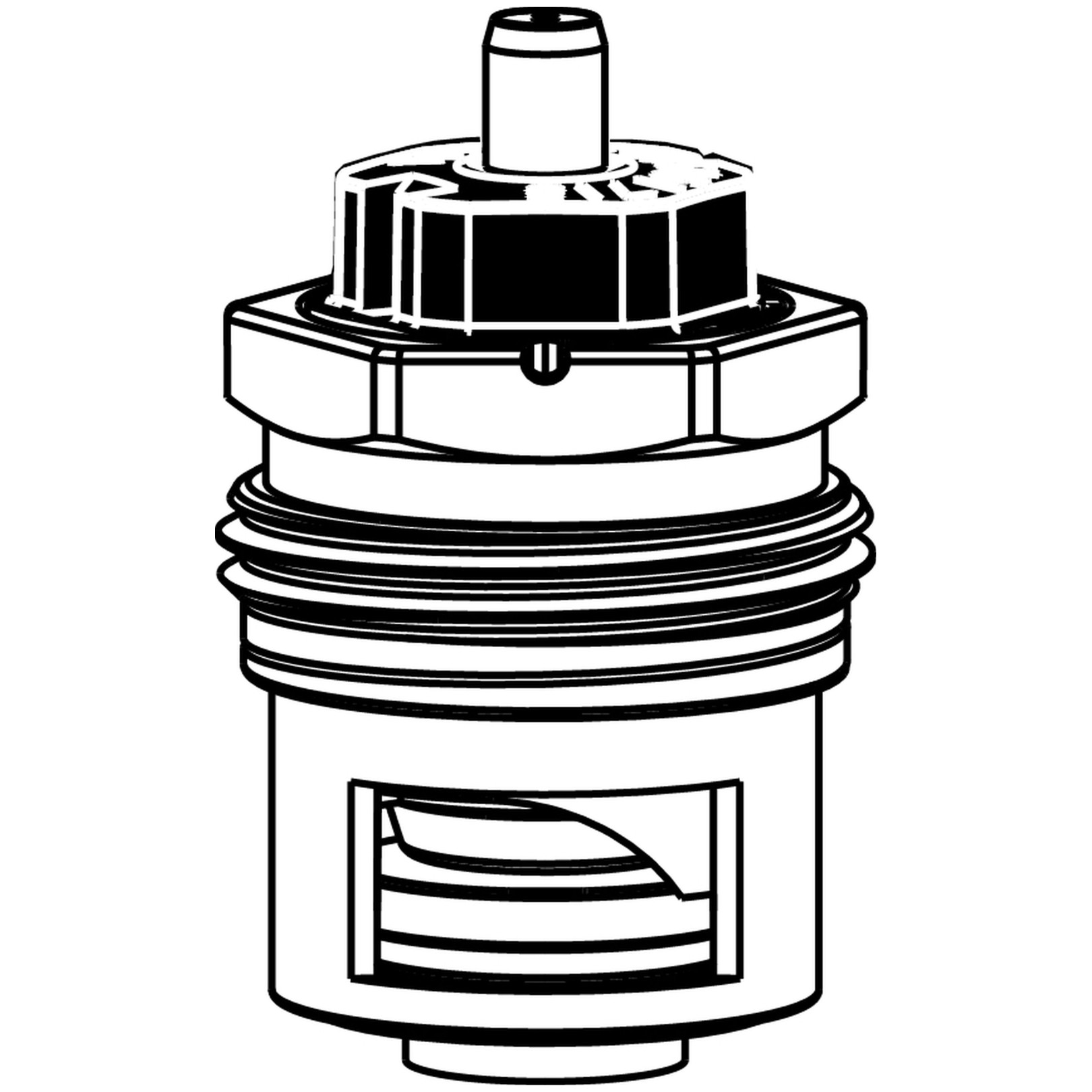 Heimeier Thermostat-Oberteil V-exact II Umrüstoberteil DN 10 15 20 stufenlose Voreinstellung 3700-24.300