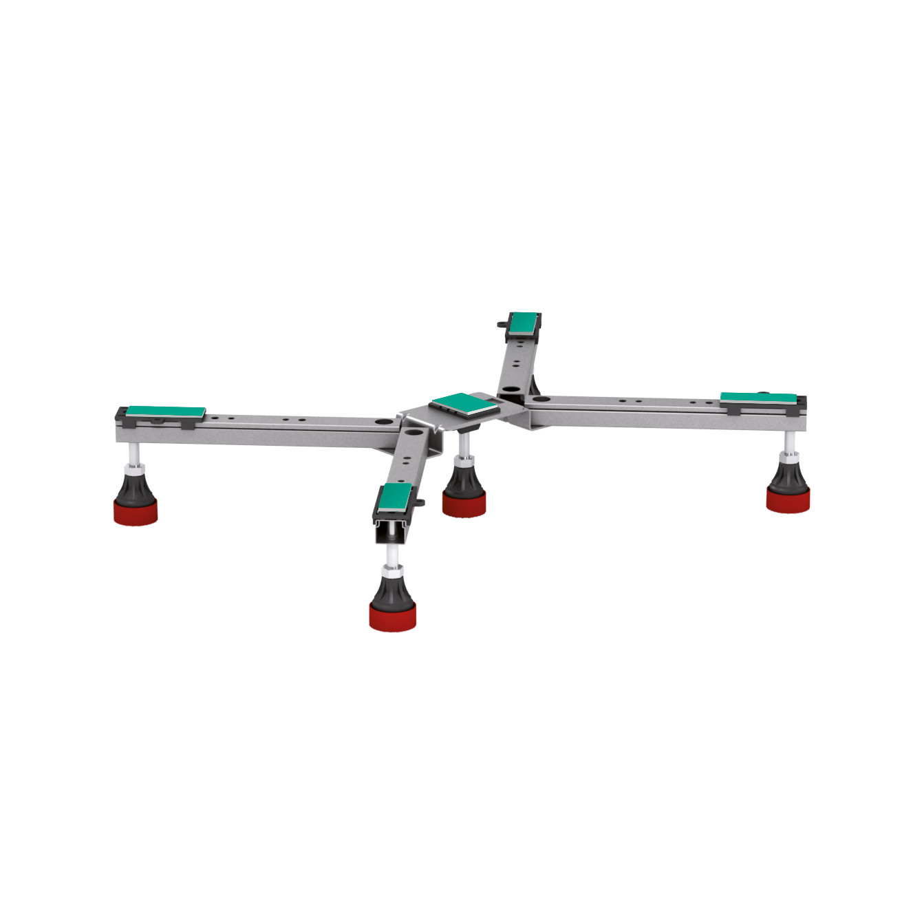MEPA Duschwannenfuss BW-5 SF 150140 ADS höhenverstellbar Stahl Acryl 80-100cm 5 Schraubfüße