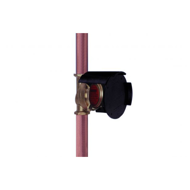 ALLMESS Wasserzähler Einrohranschlussteil EAT 3-4IG-KOAX Unterputz Baulänge 110mm Montageeinputzhaube 3503000006