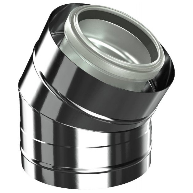 BOSCH Abgaszubehoer FC-CE80-30 Bogen konzentrisch Edelstahl 80-125mm 30Grad 7738112702