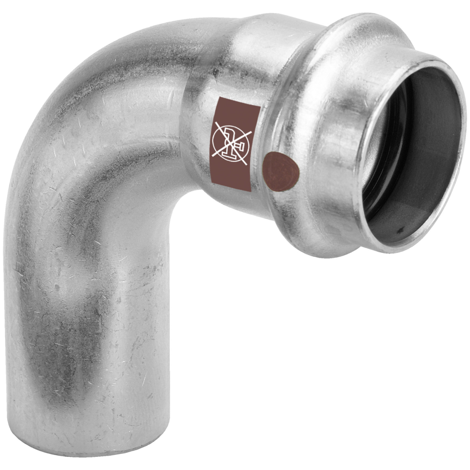 Viega Temponox 1716.1 Bogen 90 Grad 54mm Edelstahl SC-Contur 809782