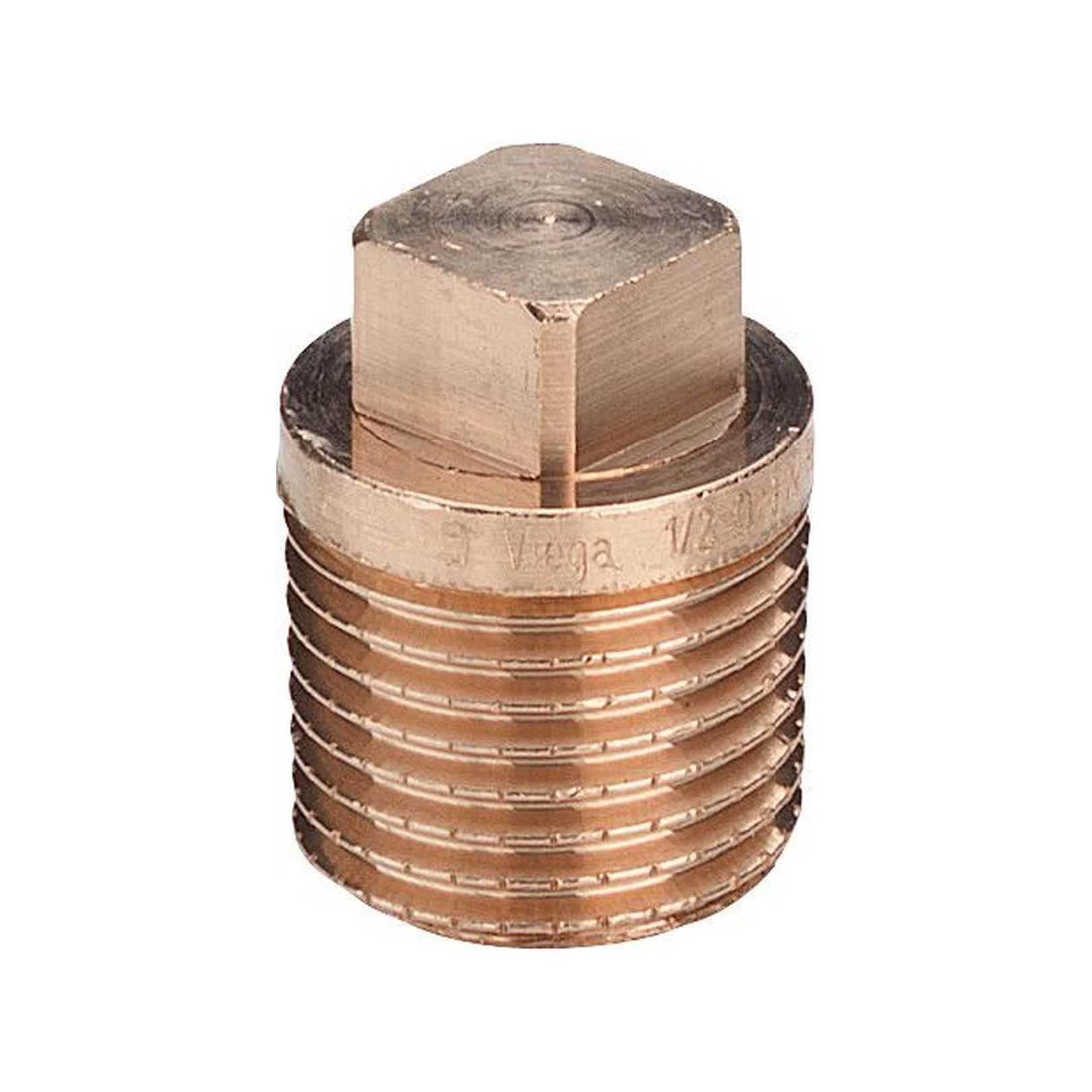 VIEGA Gewindefitting Rotguss Stopfen Vierkant DN40 1 1/2 Zoll AG Typ 3291 268190
