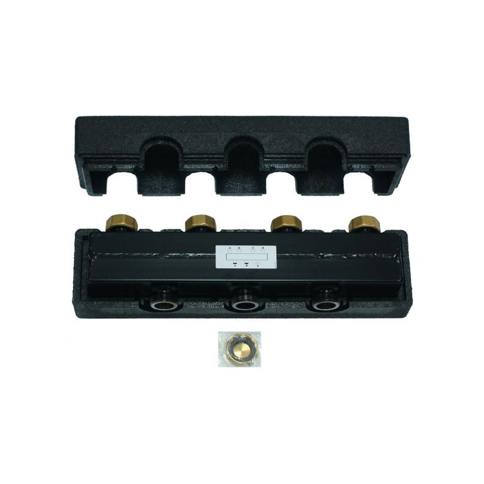 Vaillant Verteilerbalken 2 Rohrgruppen G 1 1/4 Wärmedämmung vorbereitet 307556