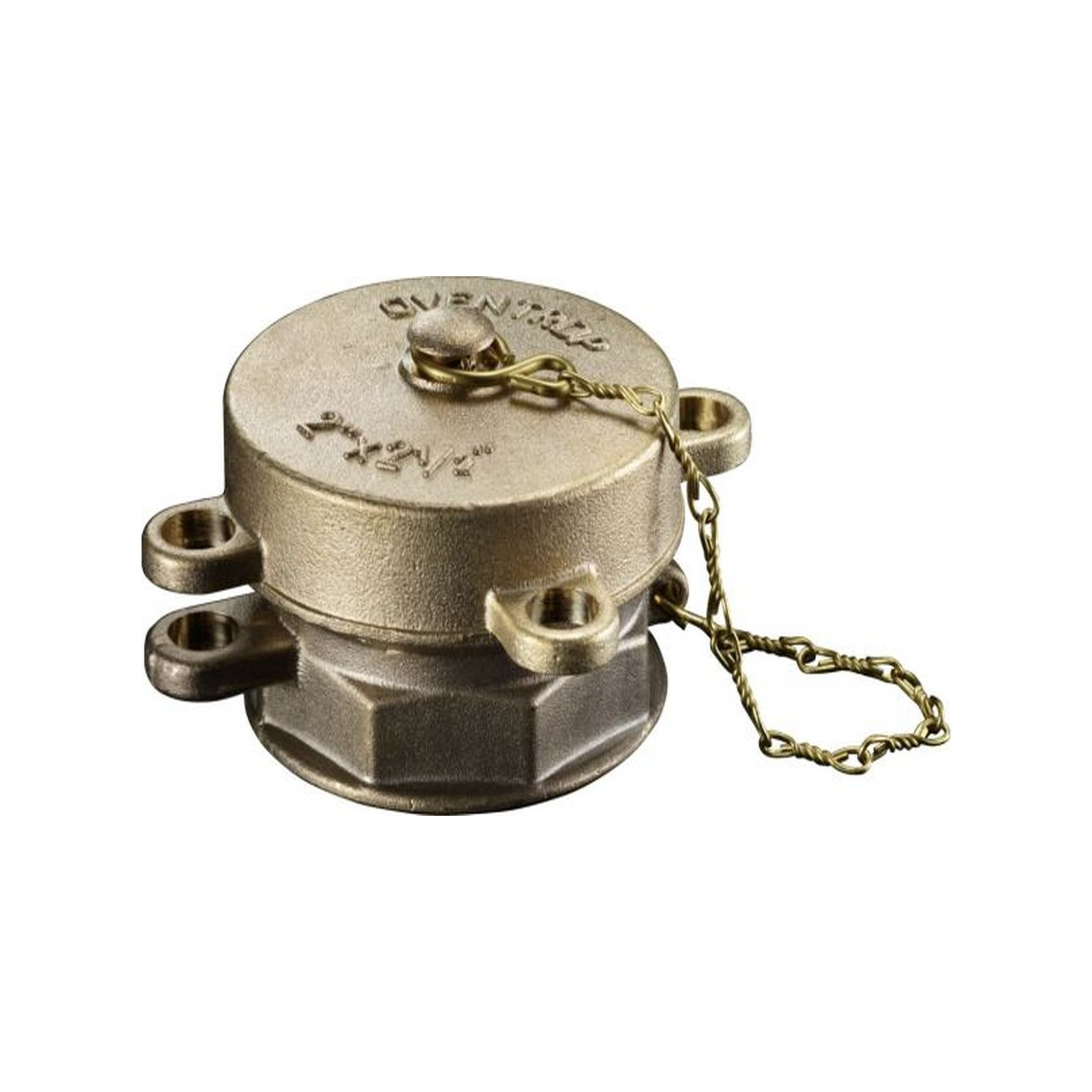 Oventrop Tankfüllverschluss Füllrohrverschluss 2x2 1/2 flach dichtend abschließbar Messing 2010153