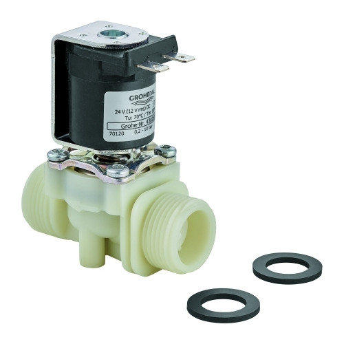 Grohe Magnetventil 43828 komplett Infrarot-Elektronik Schmutzfangsieb 24 V 43828000