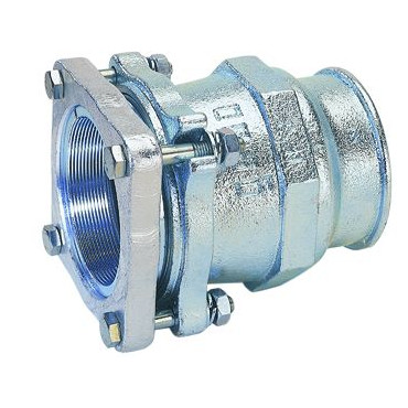 Gebo Temperguss-Klemmverbinder IG PN1 PN16 Serie 220 Typ IF 2 1/2 76,1 mm verzinkt NBR Dichtung 01.220.01.07