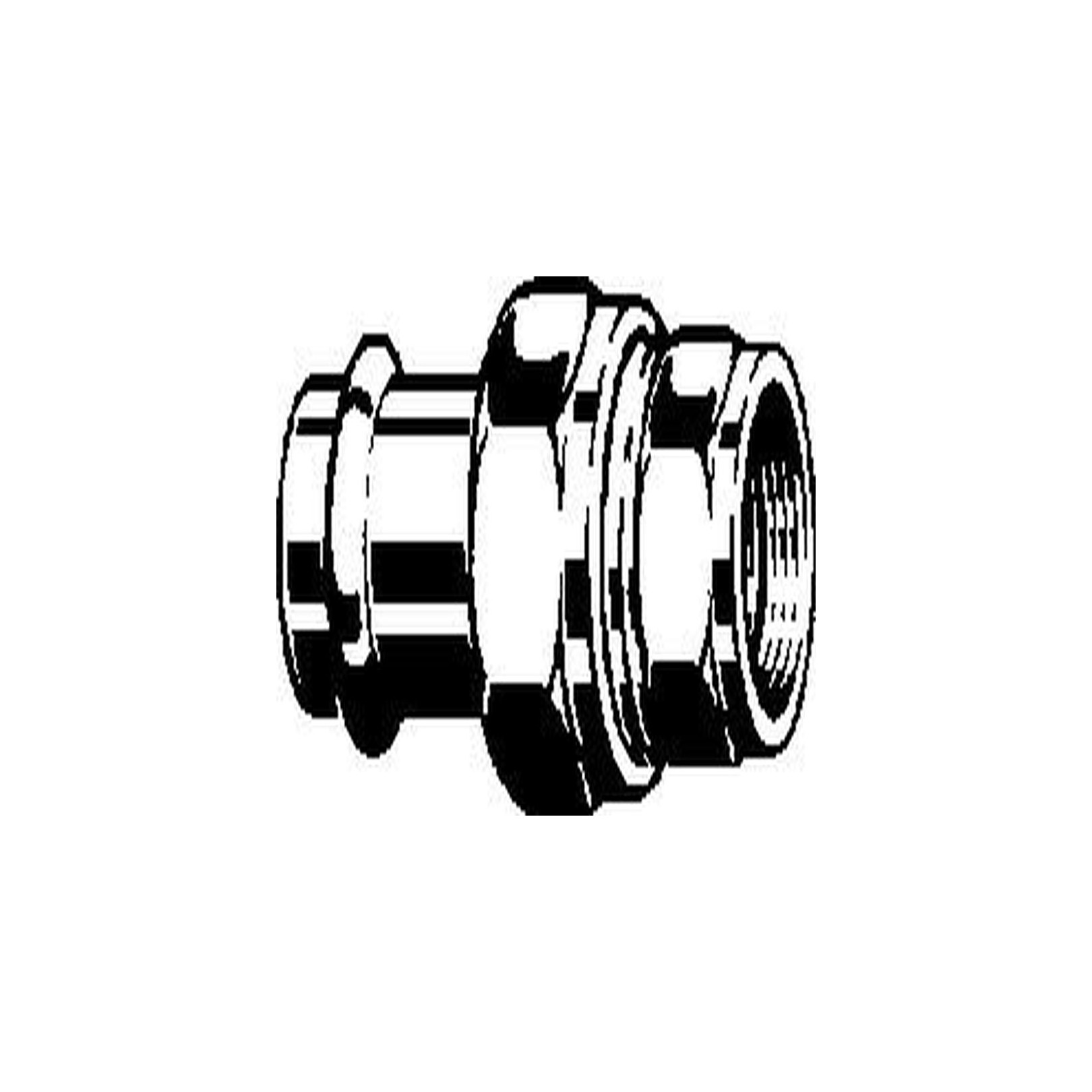 Viega Verschraubung Temponox 1762 42mm Rp11-2 Stahl nichtrostend 812201