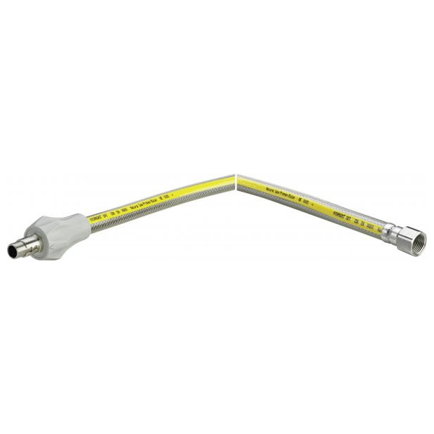 Viega Gassteckschlauch G2023 531904 1-2-Zoll 500mm Edelstahl Durchgangsform DIN3383-1 DVGW