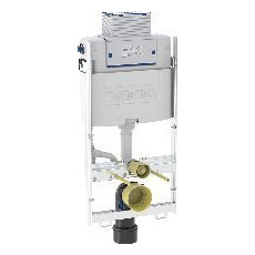 Geberit WC Vorwandelement GIS Omega UP-Spuelkasten 100cm 12cm Hoehe stufenlos verstellbar 461151002