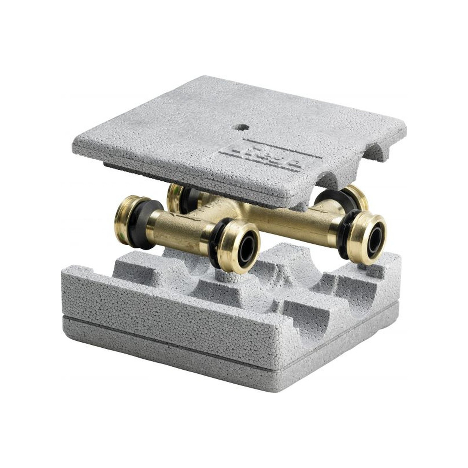 Viega Pressfitting Raxofix 5349 Kreuzungs-T-Stück Dämmbox 20mm x 16mm x 16mm SC-Contur 647940