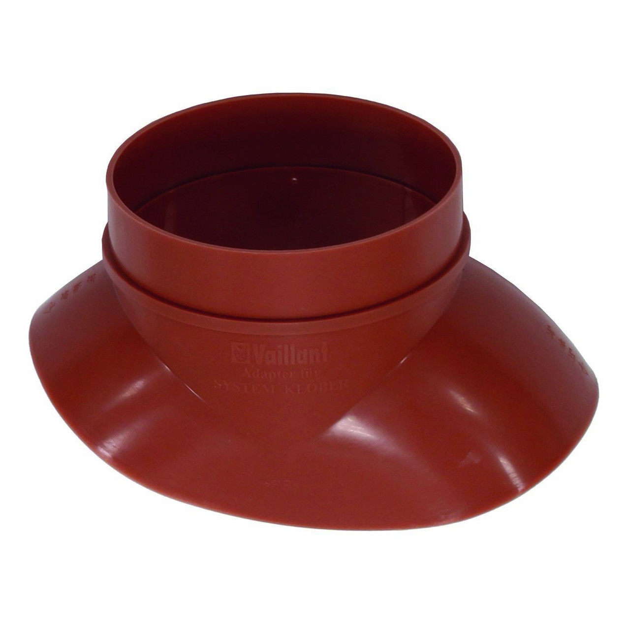 Vaillant Adapter Abgassystem 20-50 Grad Klöber Grundplatte KE rot DN60/100 DN80/125 009080