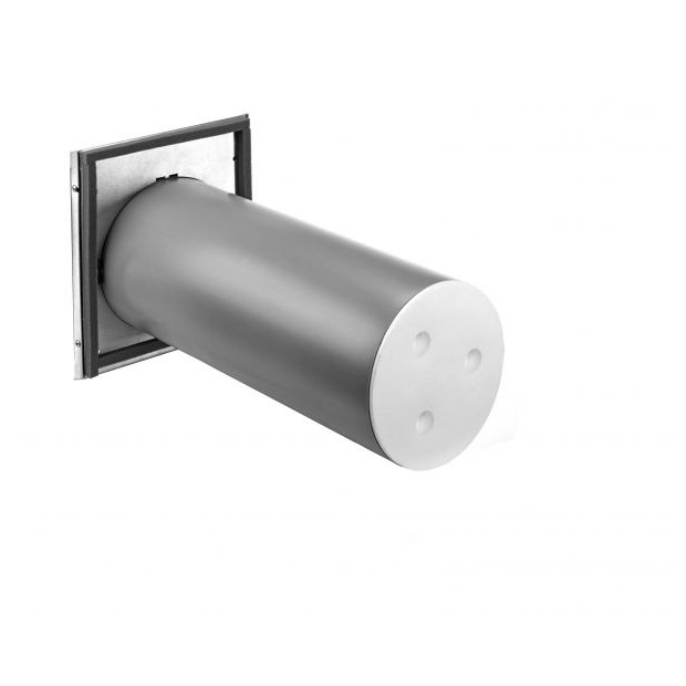 Zehnder Lüftungstechnik Rohbauset CS Twin40 CS 55 Twin Edelstahl Außenwandhaube 500mm 527006420