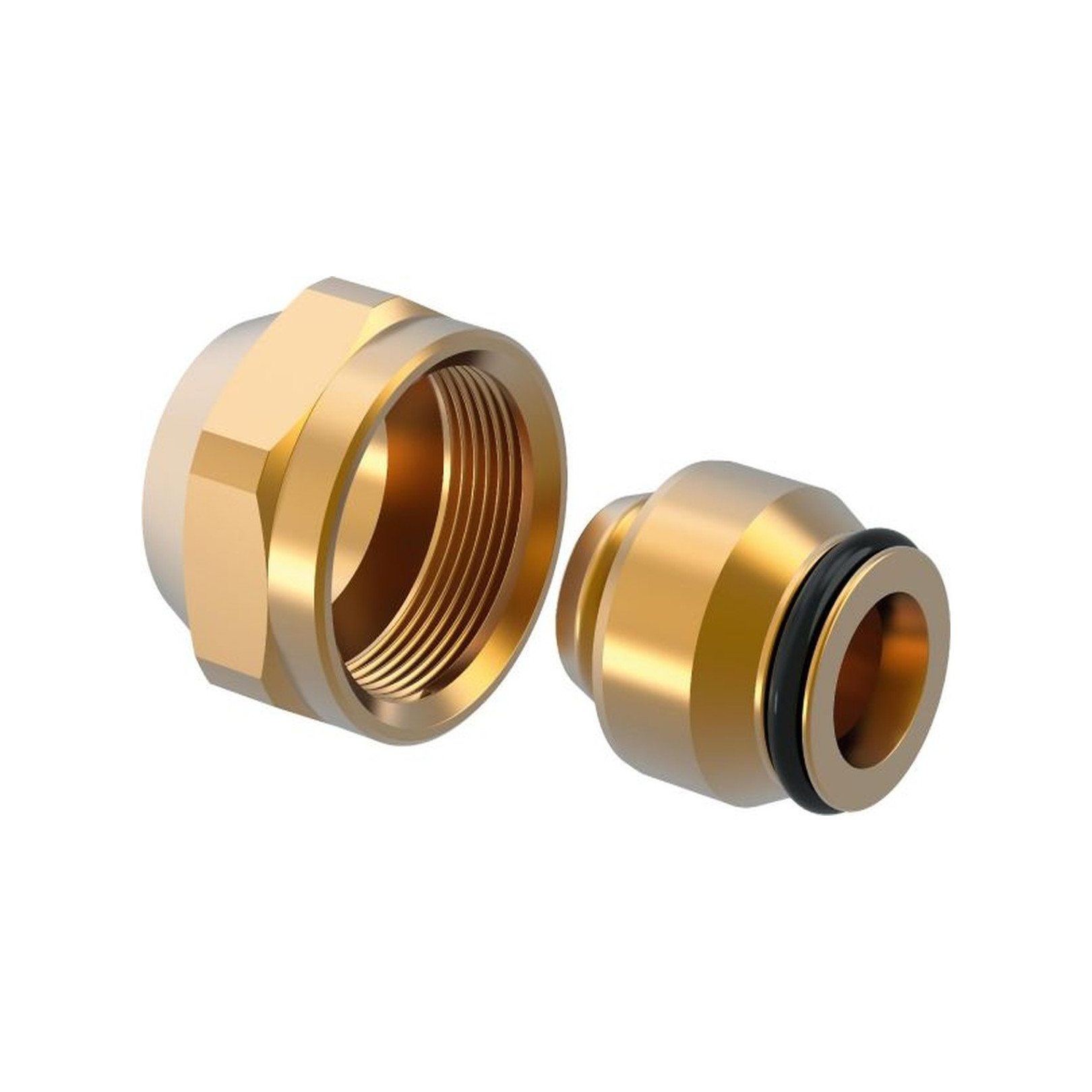 Uponor Vario Klemmringverschraubung PEX 20x1,9/2,0 G3/4FT Euro Messing 1065290