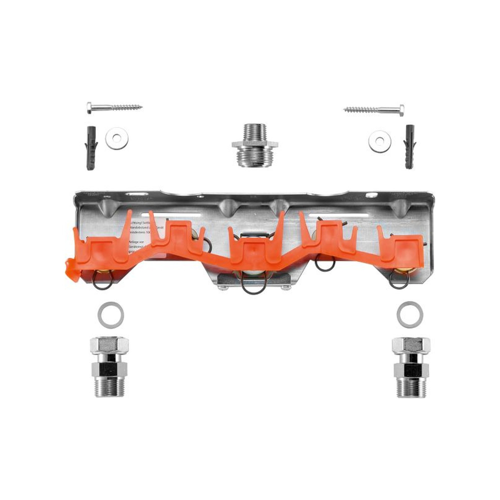 Bosch Montageanschlussplatte IW-MV-1 Erdgas Heizkreis R 3/4 Gasanschluss R 1/2 3/4 7738112657