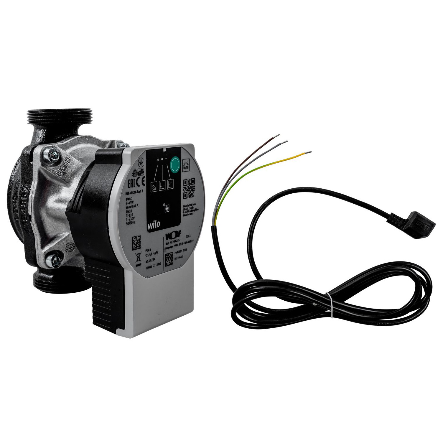 WOLF Pumpe Wilo Para ST 25-130/6-43/SC-6 Solarpumpengruppe 2486315