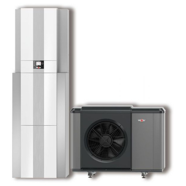 WOLF Waermepumpe WP-Center CHC-Monoblock 07-200-35 CHA07-400V Speicher Puffer BM-2 9146838