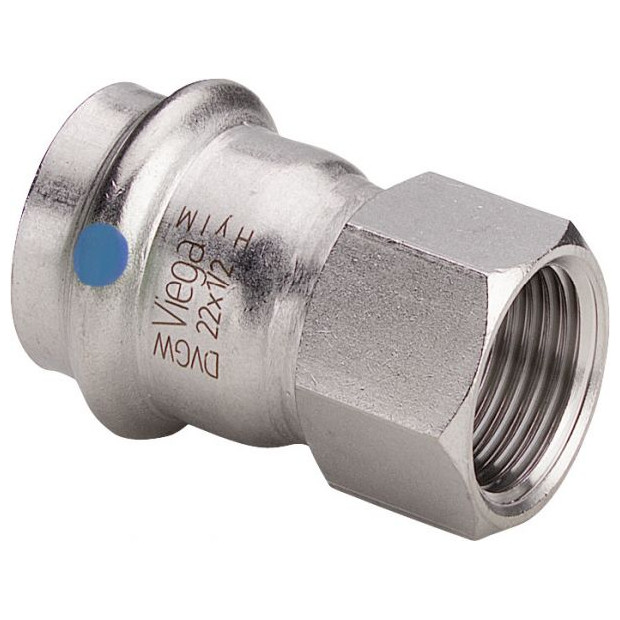 Viega Pressfitting Sanpress Inox 2312LF Uebergangsstueck SC-Contur LABS-frei 54mm Rp2 666026