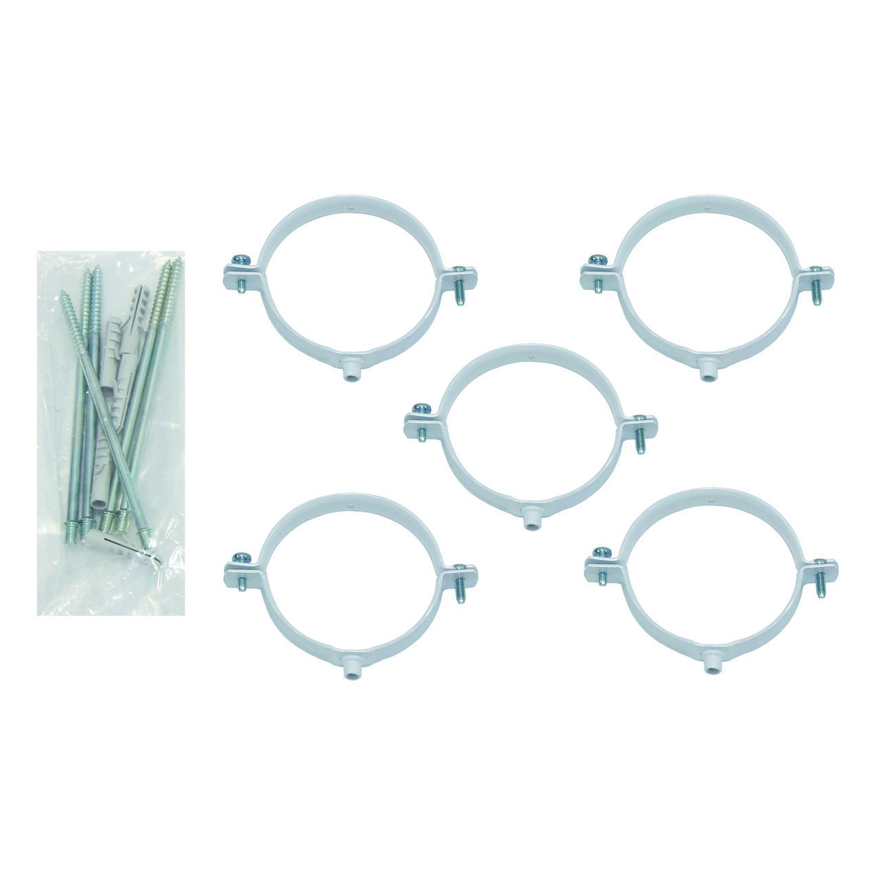 Vaillant Rohrschellen BefestigungsSchelle 5 Stück 200 mm 100 mm Kunststoff 303921