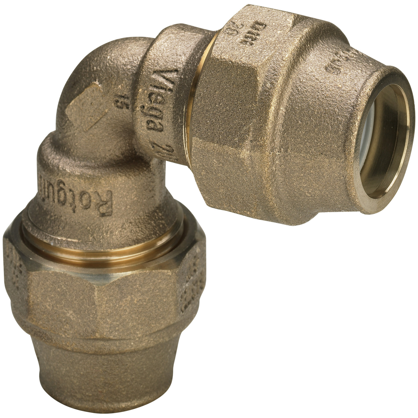 Viega Winkelkupplung 9027 277154 Rotguss Maxiplex-Bogen 90Grad Mehrkant 4015211277154