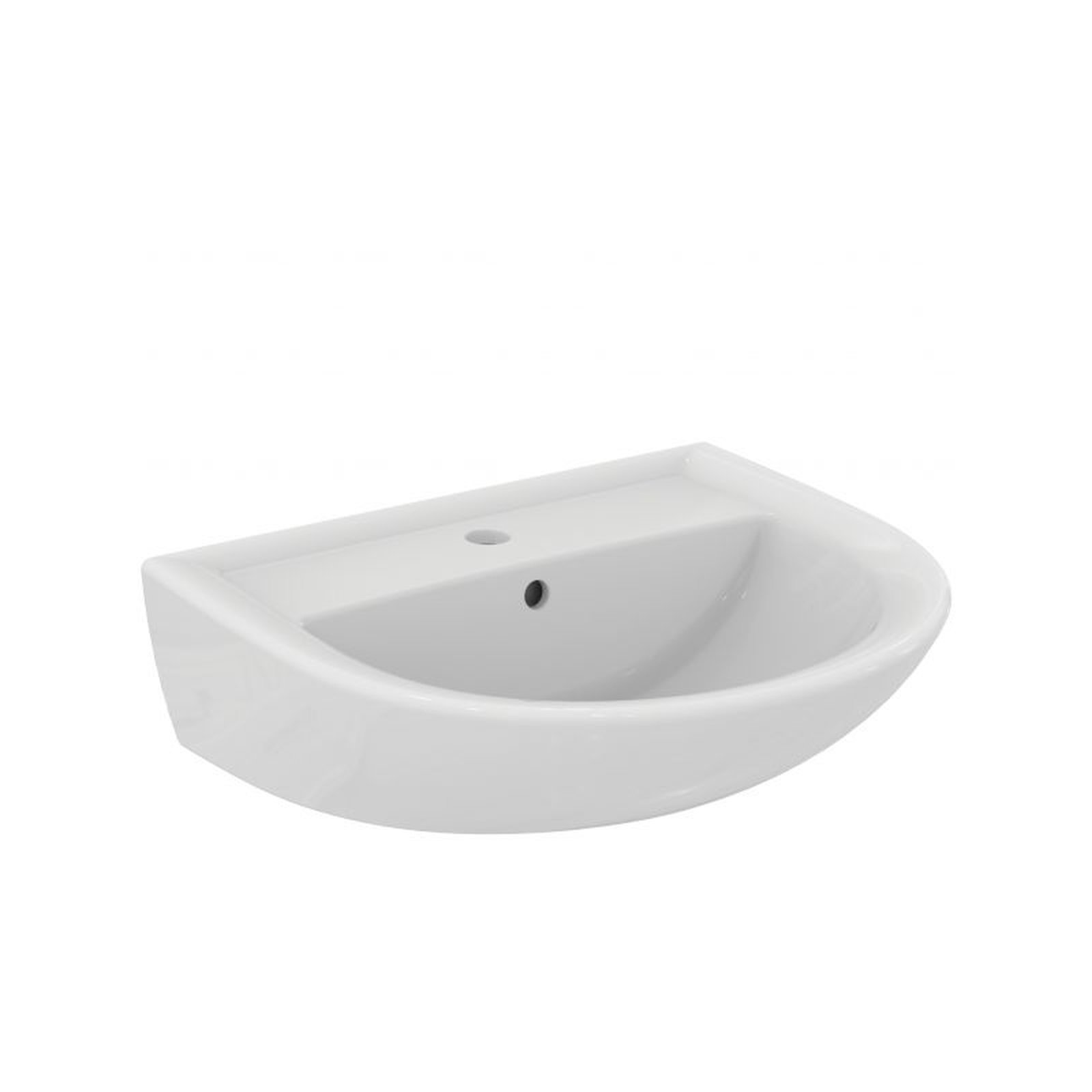 IDEAL STANDARD Waschtisch Eurovit, 1 Hl. 550x460x160mm, Weiß IDEAL STANDARD Waschtisch Eurovit, 1 Hl. 550x460x160mm, Weiß