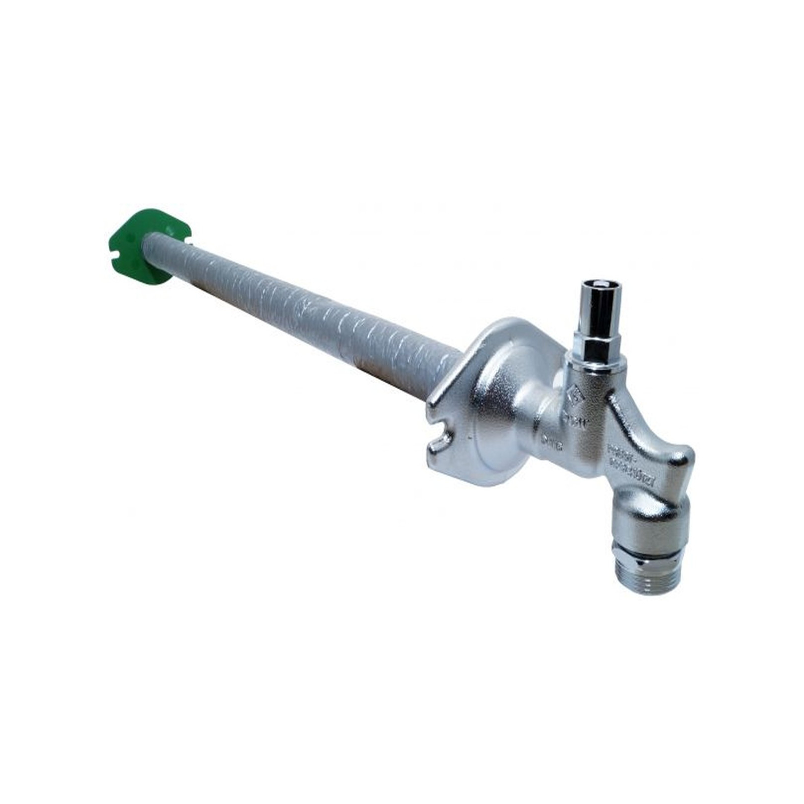 Seppelfricke Außenwandventil Sepp-Eis 8044 frostsicher Steckschlüsseloberteil matt-chrom DN15 Rückflussverhinderer Rohrbelüfter 0201251