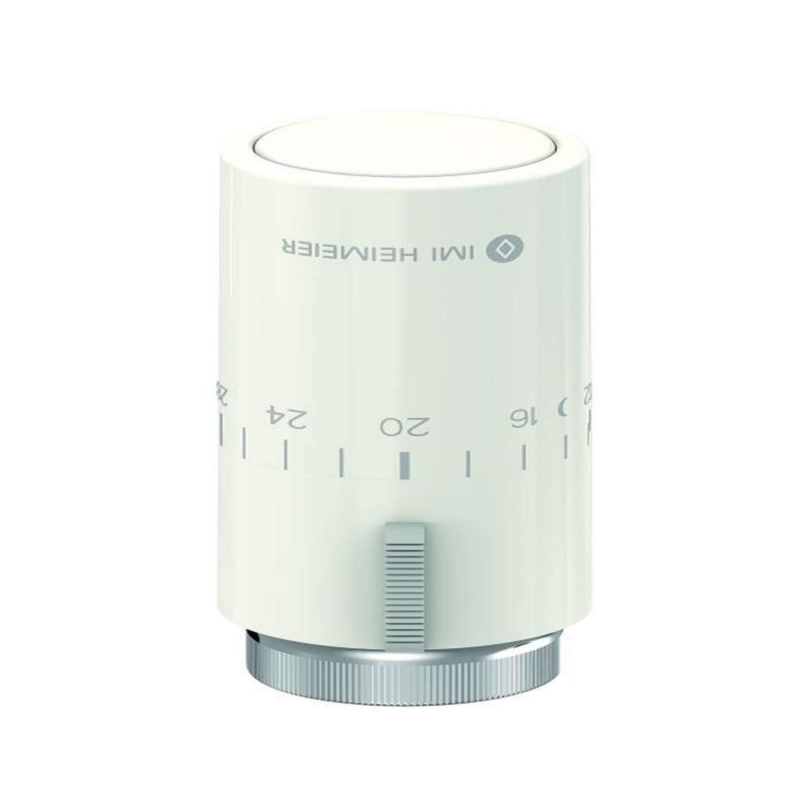 Heimeier Thermostatkopf Halo weiß RAL 9016 M30x1.5 Flüssigkeitsgefüllt Frostschutzsicherung 7500-00.500