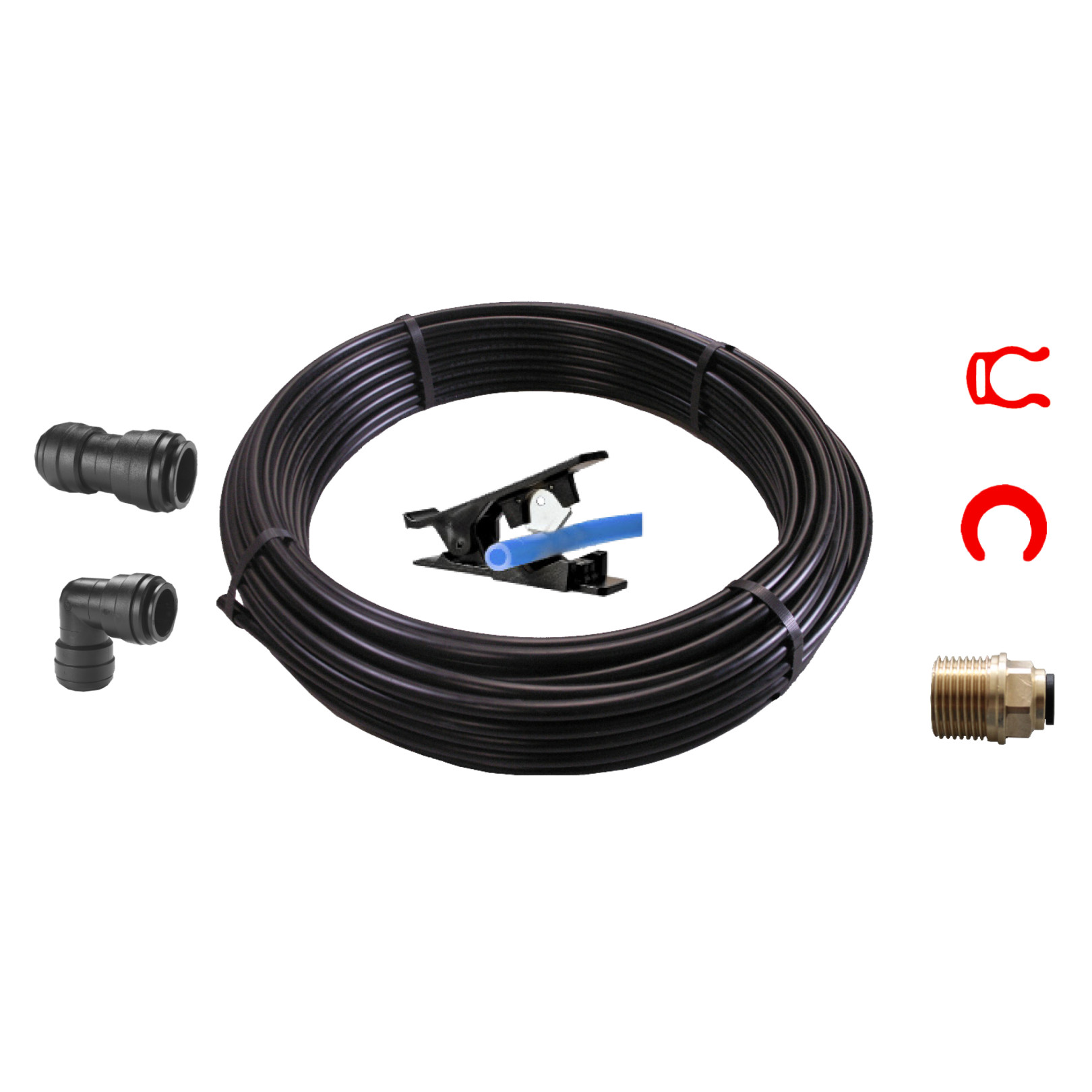 John Guest Ölleitung-Anschlusset AD 6mm ID 4mm SET6004