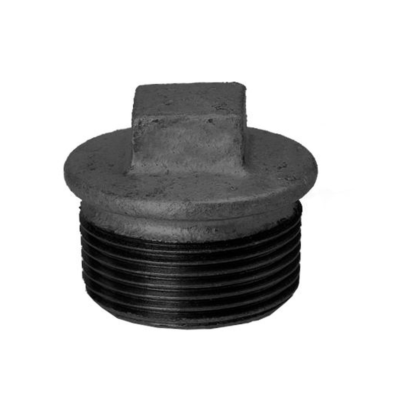 Schmidt Hermann Temperguss-Stopfen Nr.290 3-8 Zoll Rand schwarz 14290010