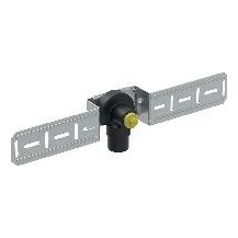Geberit Anschlusswinkel Mepla 90Grad schallgedämmt d20 Rp1-2 Rotguss 602785005